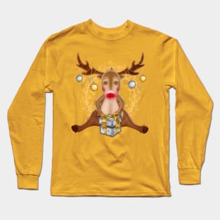 Happy Reindeer Long Sleeve T-Shirt